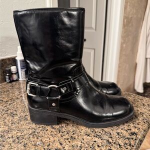 Dolce Vita Armanda Black Leather Boots